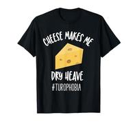 I hate Cheese Turophobia fear of Dairy T-Shirt