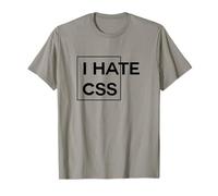 I Hate CSS Dark Funny html Programmer Javascript T-Shirt