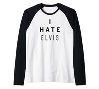 I Hate Elvis Official Raglan Baseball Tee