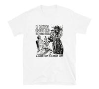 I Hate Every Cop in This Town Graphic Tee Printed Top for Mens T-Shirt White XL