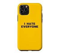 I Hate Everyone Funny Antisocial Introvert Misanthrope Quote Case for iPhone 11 Pro