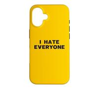 I Hate Everyone Funny Antisocial Introvert Misanthrope Quote Case for iPhone 16