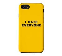 I Hate Everyone Funny Antisocial Introvert Misanthrope Quote Case for iPhone SE (2020) / 7/8