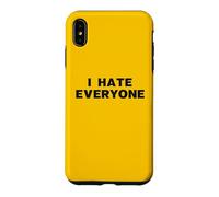 I Hate Everyone Funny Antisocial Introvert Misanthrope Quote Case for iPhone XS Max