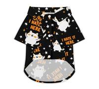 I Hate It Here Cat Classic Dog Clothes Cat Shirt Puppy Costume Button Tshirt Summer