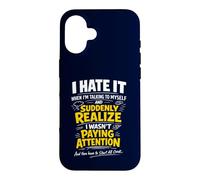 I Hate It When I'm Talking To Myself Funny Overthinking Meme Case for iPhone 16