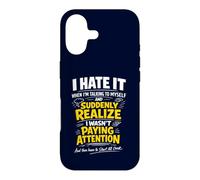 I Hate It When I'm Talking To Myself Funny Overthinking Meme Case for iPhone 17