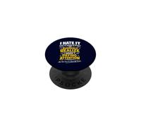 I Hate It When I'm Talking To Myself Funny Overthinking Meme PopSockets Adhesive PopGrip