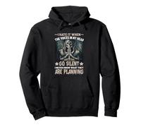 I Hate It When The Voices In My Head Go Silent I Never Know Pullover Hoodie