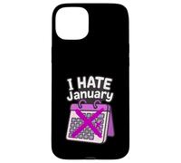 'I hate January' Calendar Personal Organisers Case for iPhone 15 Plus