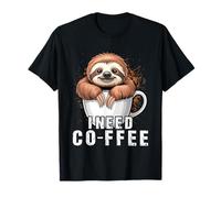 I Hate Mondays Cute Sleepy Sloth Pillow Quote T-Shirt