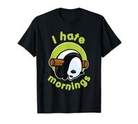 I Hate Morning Panda Bear Shrub Spirit Animal Giant Roll Art T-Shirt