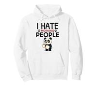 I Hate Morning People Funny Panda Coffee Sarcastic Men Women Pullover Hoodie