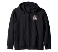 I Hate My Job But It Pays For Coffee Funny Work Humor Quote Zip Hoodie