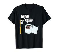 I Hate My Job ToothBrush Toilet Paper Humor Housekeeper T-Shirt