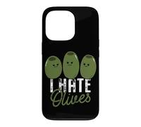 I Hate Olives Funny Food Anti Olive Case for iPhone 13 Pro