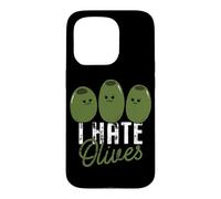 I Hate Olives Funny Food Anti Olive Case for iPhone 15 Pro
