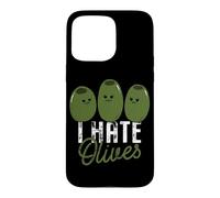 I Hate Olives Funny Food Anti Olive Case for iPhone 15 Pro Max
