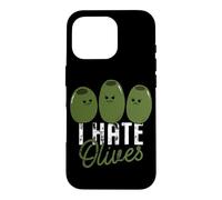I Hate Olives Funny Food Anti Olive Case for iPhone 16 Pro