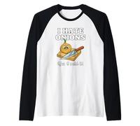 I Hate Onions Yes I Said It Veggie Hater Fun Raglan Baseball Tee