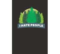 I hate people: blank journal for the introvert (composition book, notebook), college ruled, 6x9