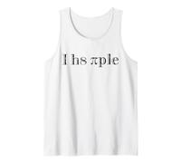 I Hate People Pi People 3.14 Math Meme Math Joke Tank Top