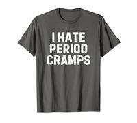 I Hate Period Cramps T-Shirt, Men, Asphalt Grey, 4X-Large
