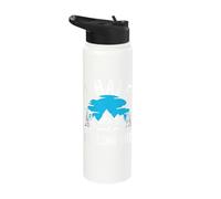 I Hate Pulling Out Funny Camping Stainless Steel Insulated Water Bottle