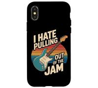 I Hate Pulling Out Of The Jam Retro Guitar Case for iPhone X/XS