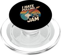 I Hate Pulling Out Of The Jam Retro Guitar PopSockets PopGrip for MagSafe