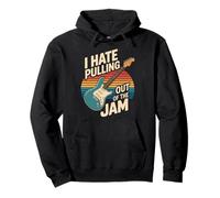 I Hate Pulling Out Of The Jam Retro Guitar Pullover Hoodie