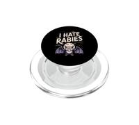 I Hate Rabies Bat Bats Nocturnal Wildlife Pun PopSockets PopGrip for MagSafe