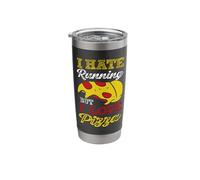 I Hate Running But I Love Pizza Stainless Steel Insulated Tumbler