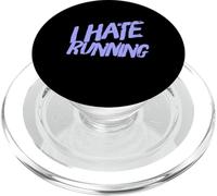 I Hate Running | Funny Sarcastic Cardio Fitness Workout Meme PopSockets PopGrip for MagSafe