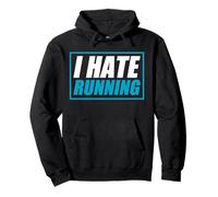 I Hate Running Jogging Runner Funny Running Pullover Hoodie