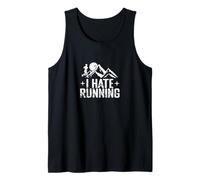 I Hate Running Trail Running Humor Tank Top