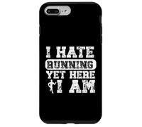 I Hate Running Yet Here I Am Funny Running Marathon Runner Case for iPhone 7 Plus/8 Plus