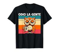 I Hate Sarcastic and Introverted Owl Lover People T-Shirt