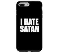 I Hate Satan Bold Quote Funny Christian Faith Statement Case for iPhone 7 Plus/8 Plus