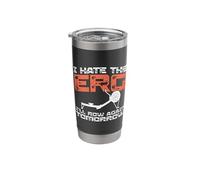I Hate The Erg I'll Row Again Tomorrow Funny Rowing Rower Stainless Steel Insulated Tumbler