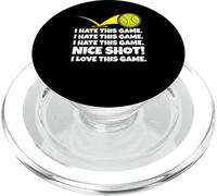 I Hate This Game Nice Shot I Love This Game Tennis PopSockets PopGrip for MagSafe