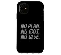 I Hate War Quote Say No To War No Plan No Exit No Clue Case for iPhone 11