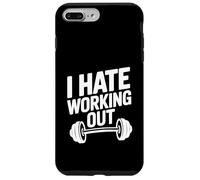 I Hate Working Out Funny Gym Anti Fitness Humor Case for iPhone 7 Plus/8 Plus