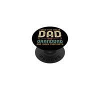 I Have 2 Two Titles Dad And Granddad And I Rock Them Both PopSockets Adhesive PopGrip