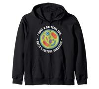 I have a bacteria pun, but it's culture sensitive, science Zip Hoodie