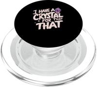 I Have A Crystal For That Namaste Chakra Gemstone Yoga PopSockets PopGrip for MagSafe