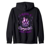 I Have A Crystal For That Spiritual Energy Zip Hoodie