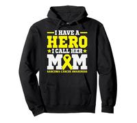 I Have a Hero I Call Her Mom Sarcoma Awareness Family Pullover Hoodie