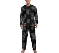 I Have A Hero I Call Him Daddy Men's Pajamas Set 2 Piece Sleepwear Soft Pj Long Sleeve Loungewear