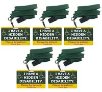I Have a Hidden Disability, Please be Patient. Medical Access and Awareness Card and Lanyard. (5)